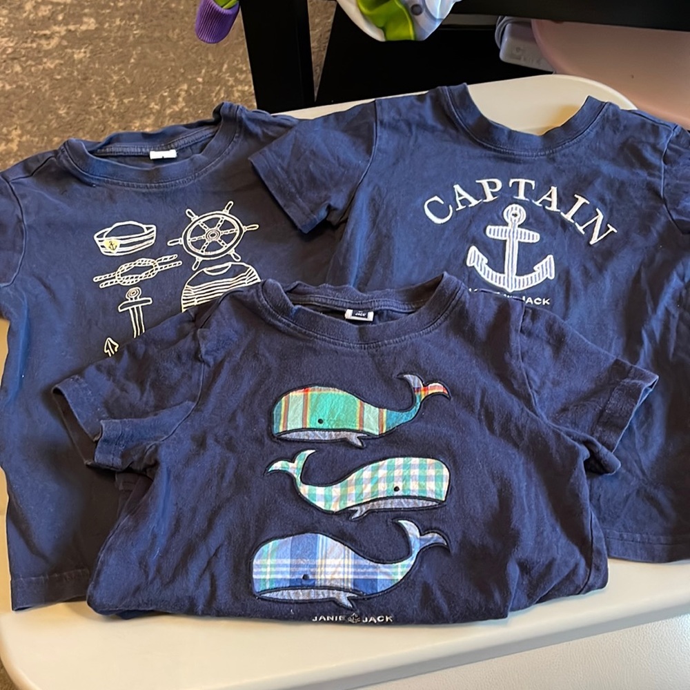 Janie and Jack tee shirt bundle